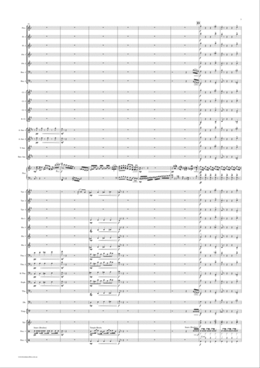 Narrabeen Hustle Concert Band scores gallery preview page 3