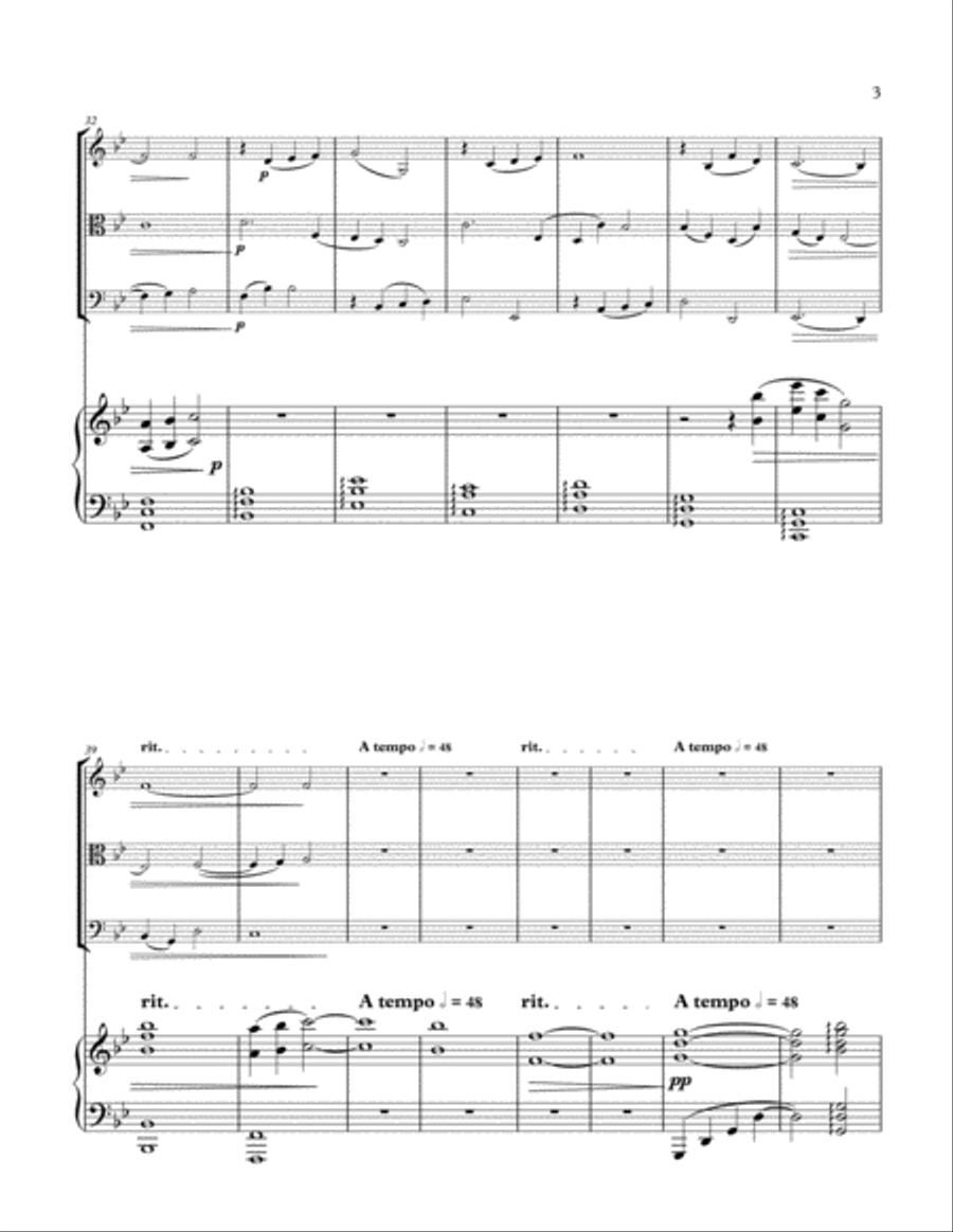 Lost in the Mist Lost in the Mist Piano Quartet scores gallery preview page 3