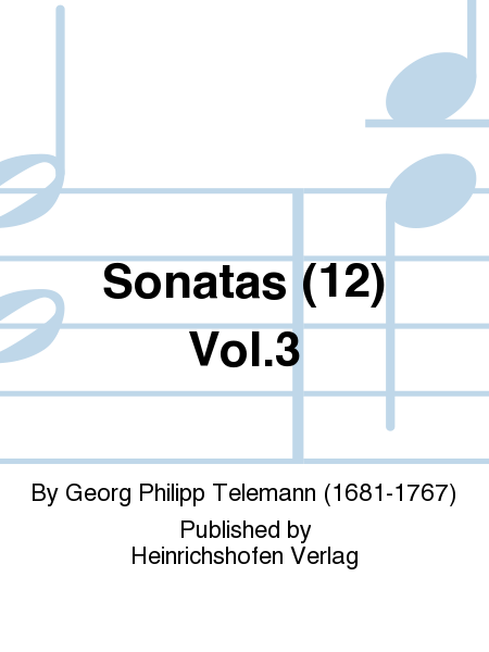 Sonatas (12) Vol. 3