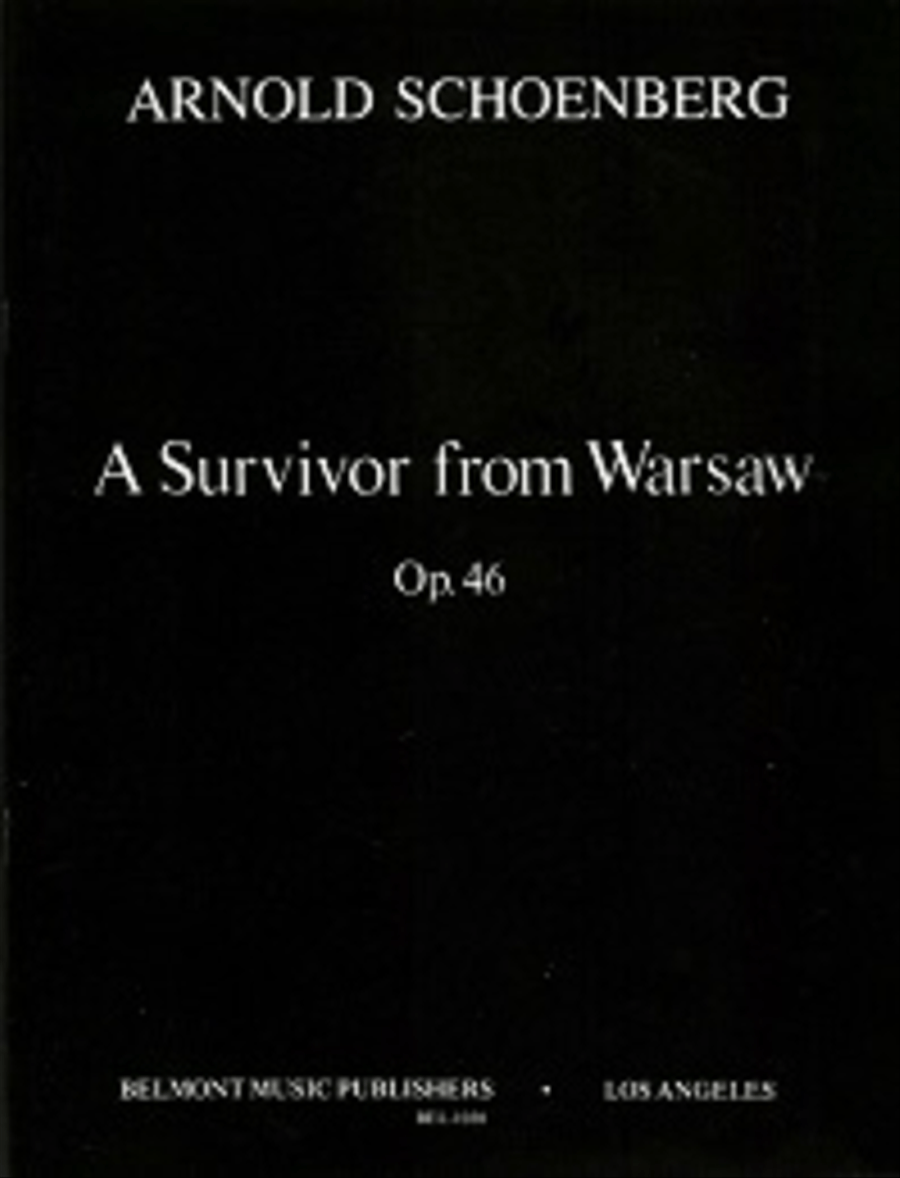 A Survivor from Warsaw, Op. 46 Choir scores gallery preview page 1