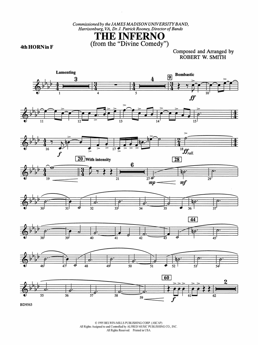 The Inferno: 4th F Horn