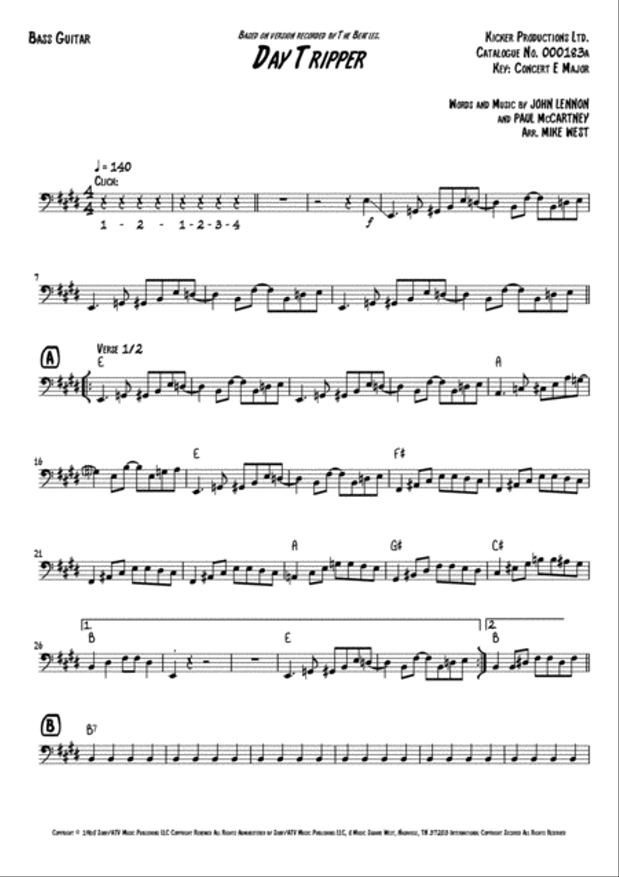 Day Tripper Small Ensemble scores gallery preview page 2