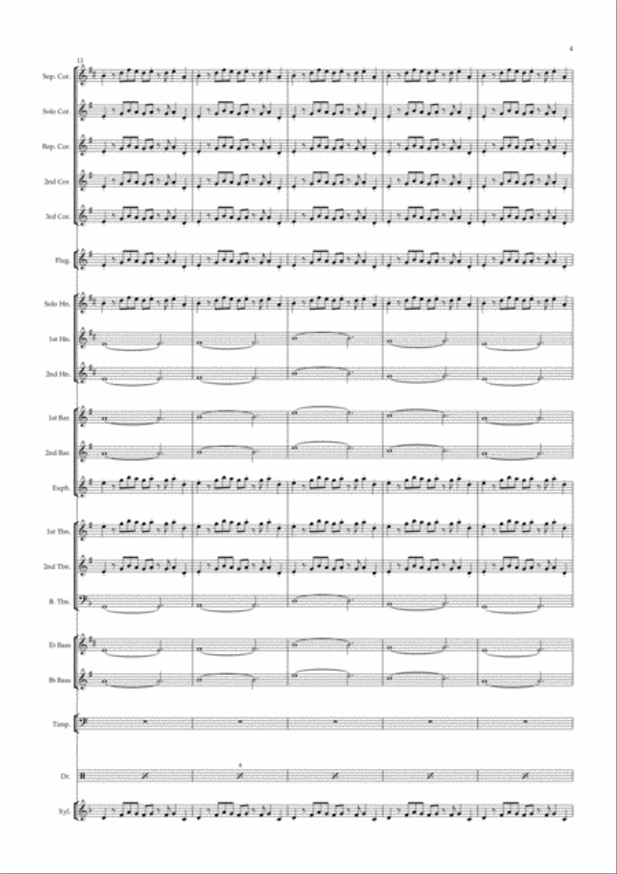 The Penguin Brass Ensemble scores gallery preview page 5