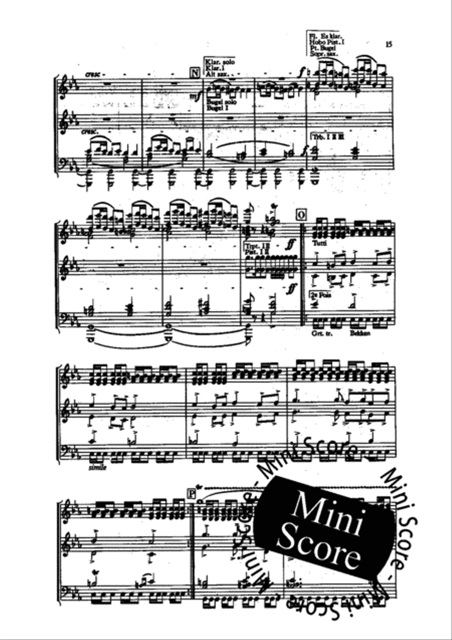 Valerius Suite Concert Band scores gallery preview page 17