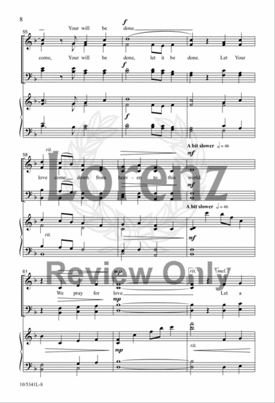 Little Drop of Heaven 4-Part scores gallery preview page 7