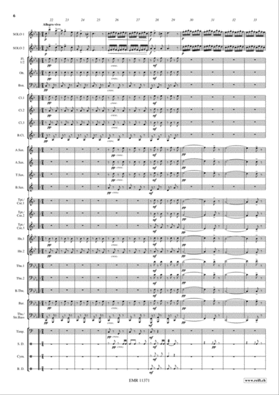 Csardas Csardas Concert Band scores gallery preview page 6