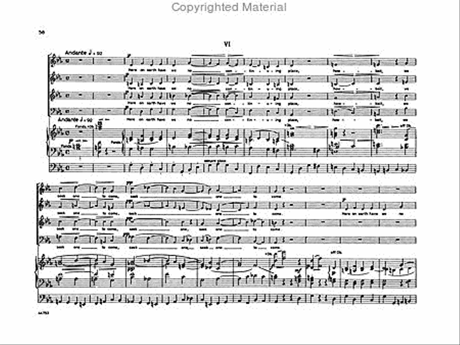 Requiem, Op. 45 4-Part scores gallery preview page 4