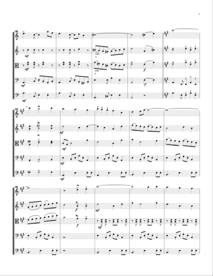 Siboney String Quintet scores gallery preview page 3
