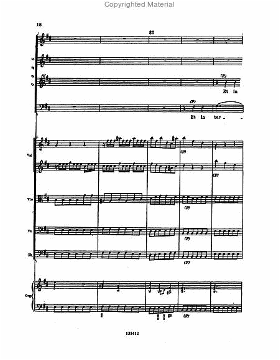 Gloria RV589 Choir scores gallery preview page 5