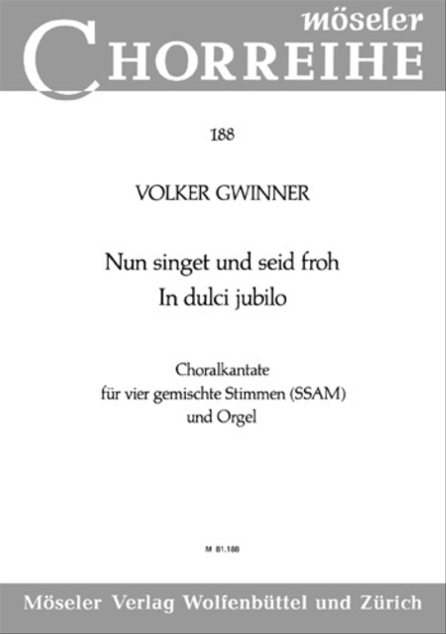 In dulci jubilo / Nun singet und seid froh Mixed Choir scores gallery preview page 1
