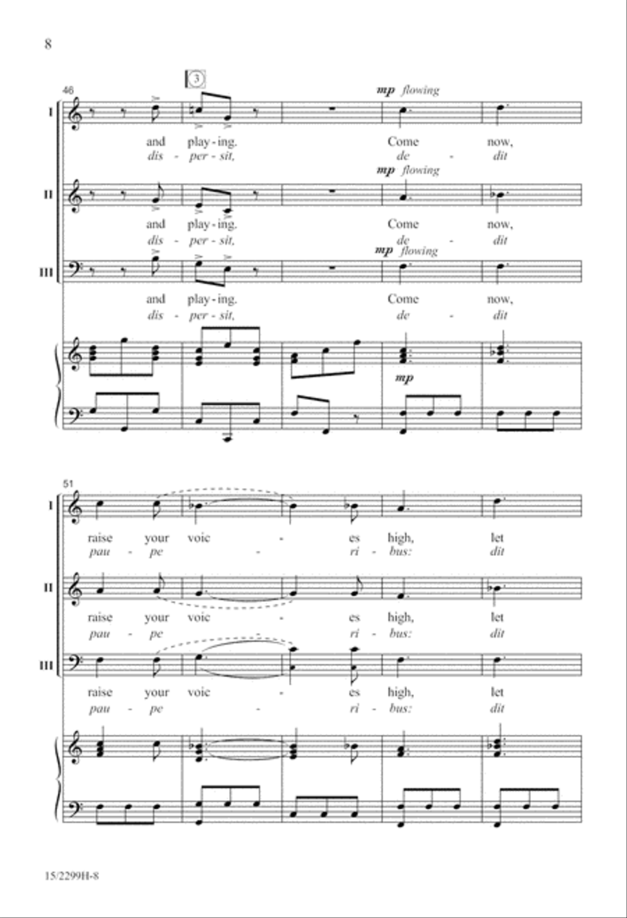 Come, Sing and Be Joyful Divisi scores gallery preview page 9