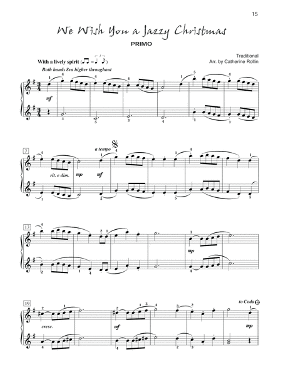 We Wish You a Jazzy Christmas Small Ensemble scores gallery preview page 6
