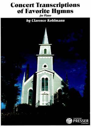 Book cover for Concert Transcriptions of Favorite Hymns