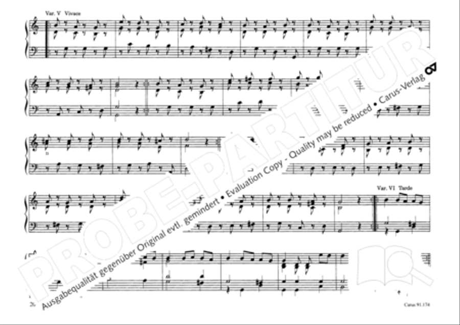 Estendorffer: Orgelwerke II (Organ Works II) Organ Solo scores gallery preview page 23