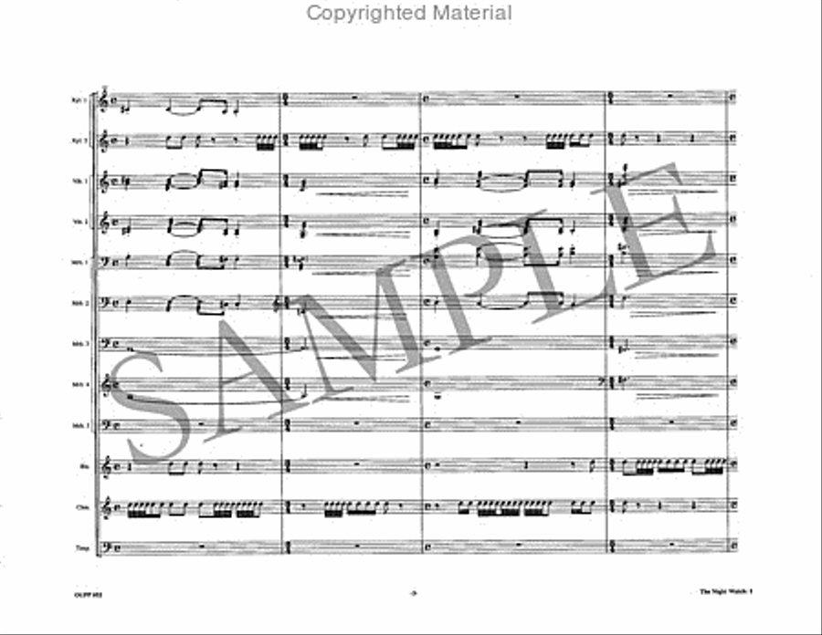 The Night Watch Percussion Ensemble scores gallery preview page 4