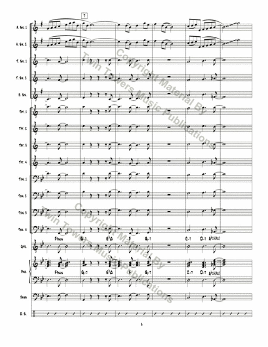Verteron X Factor Verteron X Factor Jazz Ensemble scores gallery preview page 4