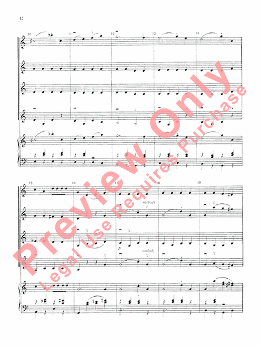 Highland/Etling Violin Quartet Series: Book 3 Small Ensemble scores gallery preview page 13