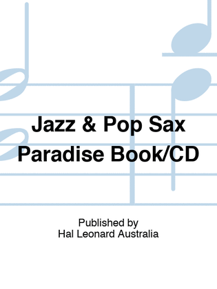 Book cover for Jazz & Pop Sax Paradise Book/CD