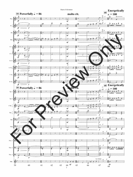 Heart of Adventure - Full Score image number null