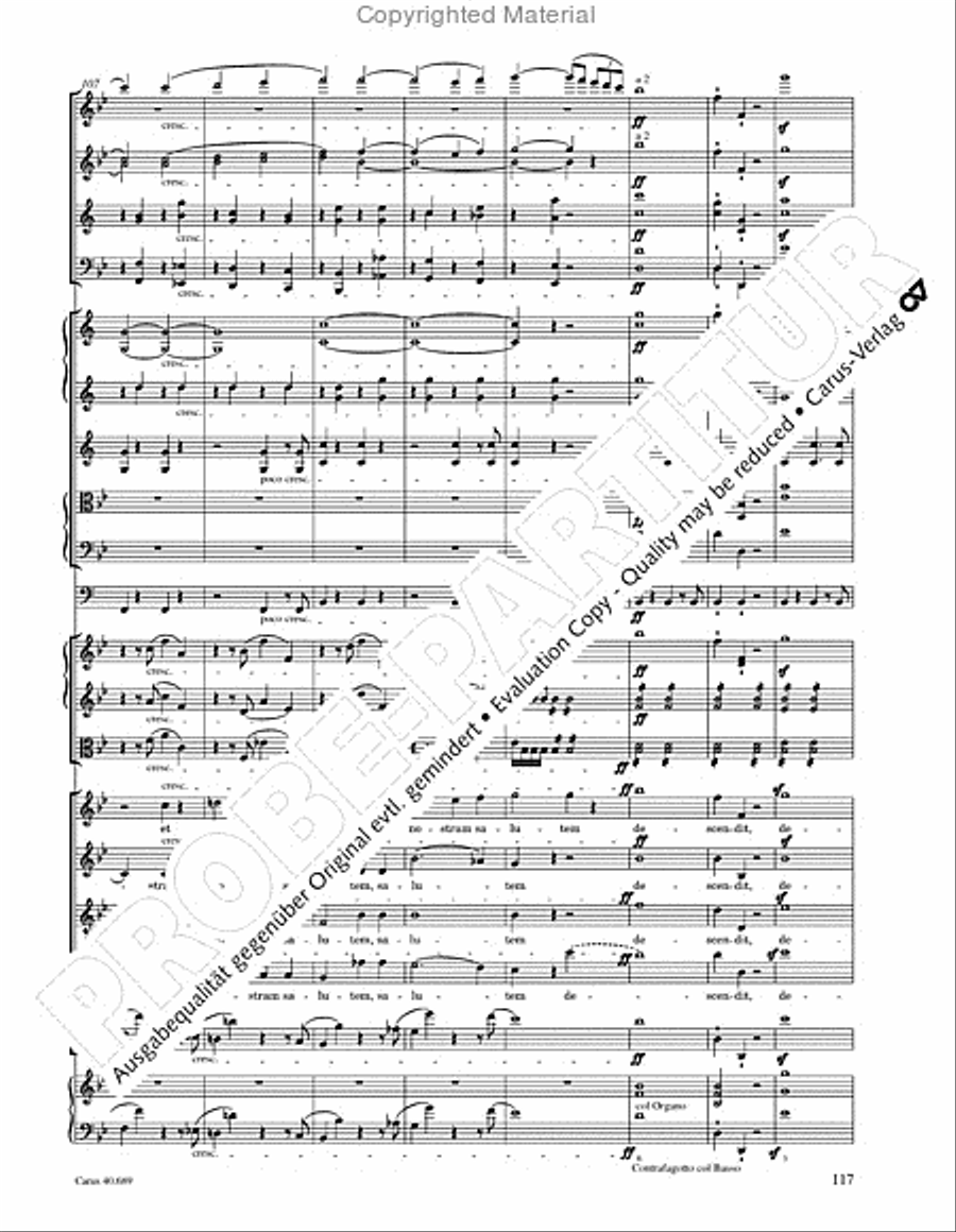 Missa solemnis Missa solemnis 4-Part scores gallery preview page 133