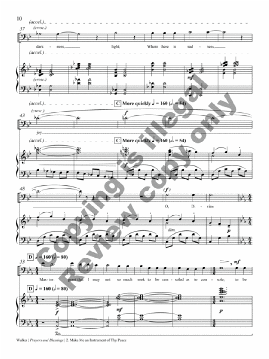 Prayers and Blessings Baritone Voice scores gallery preview page 18