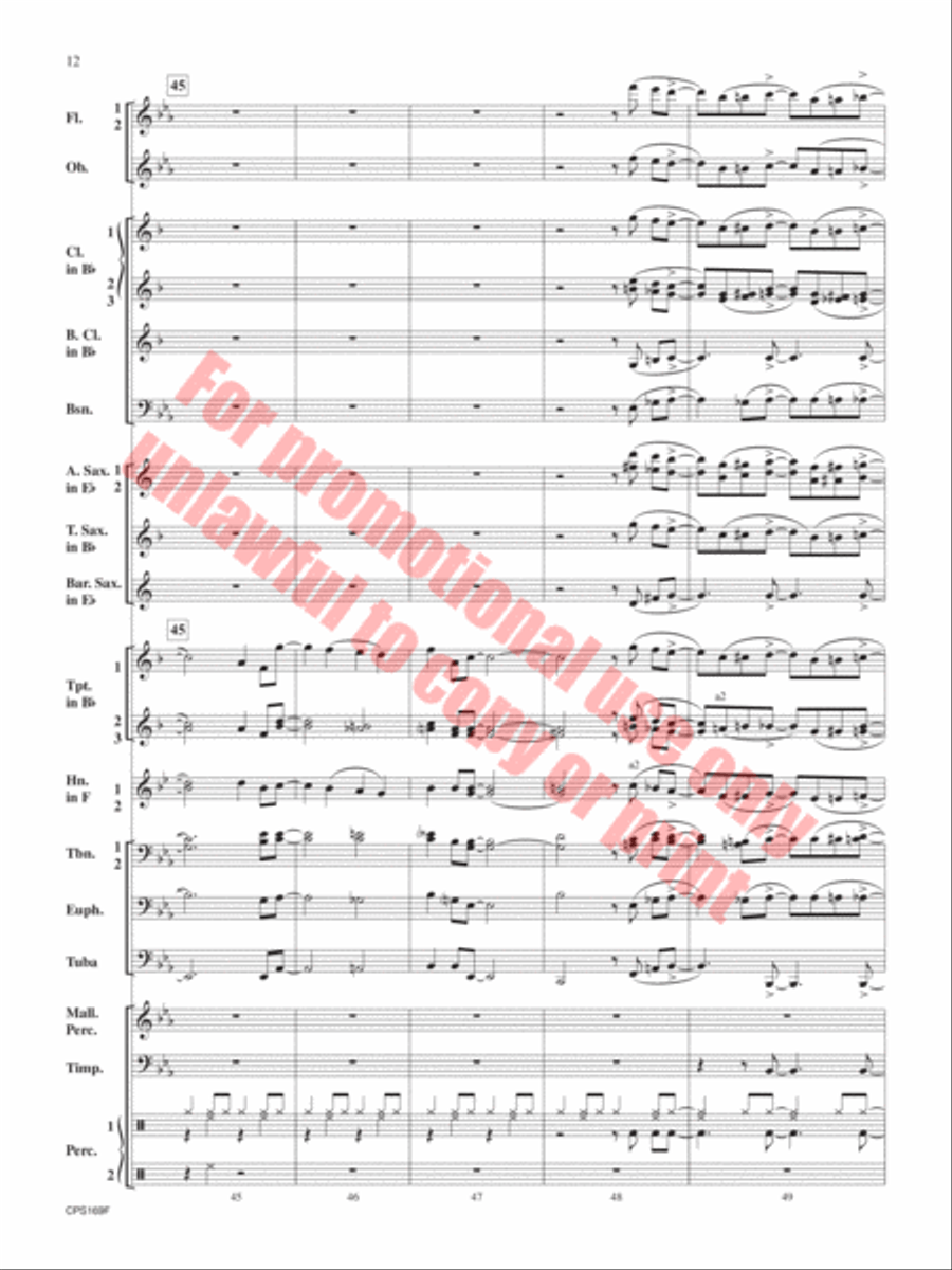 Home For the Holidays Home For the Holidays Concert Band scores gallery preview page 13