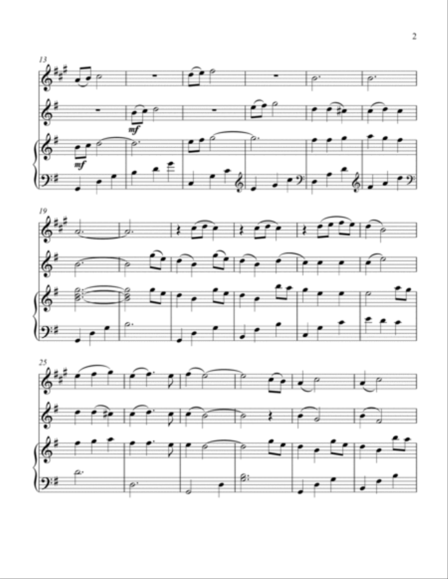 Silver Bells Clarinet scores gallery preview page 3