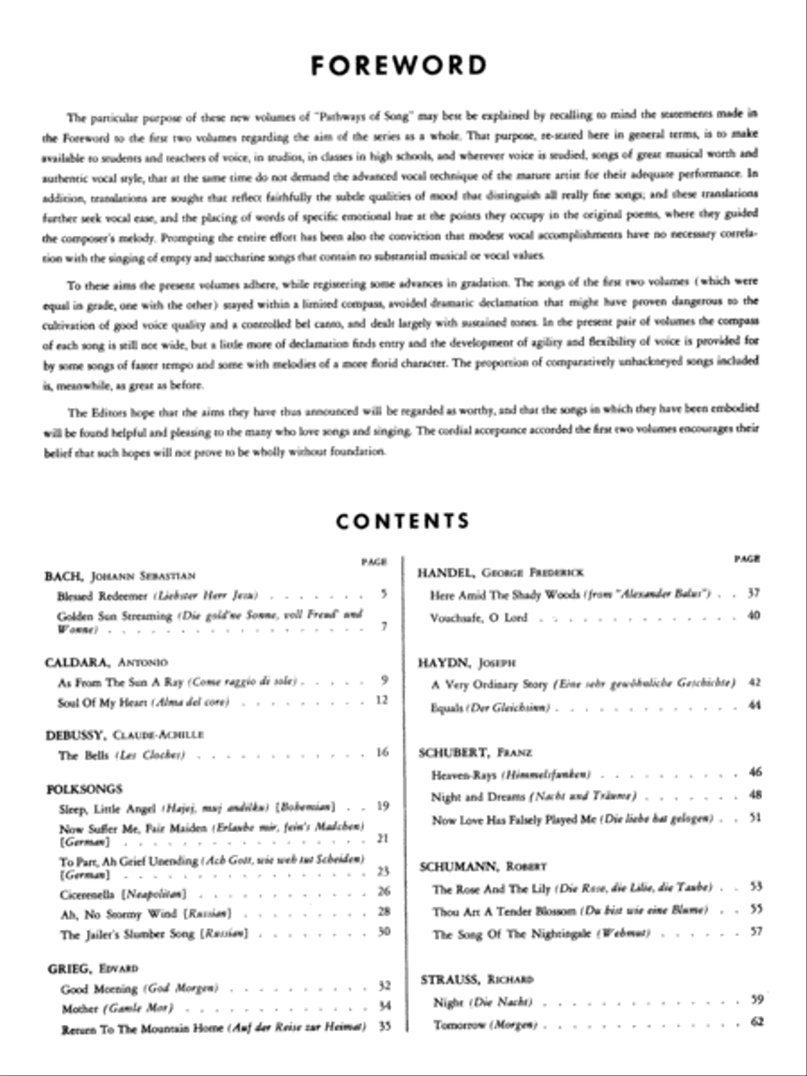 Pathways of Song, Volume 4