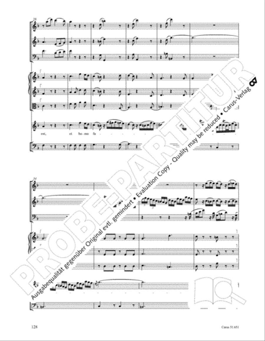 C Minor Mass, K. 427 (Missa in c KV 427) 4-Part scores gallery preview page 144