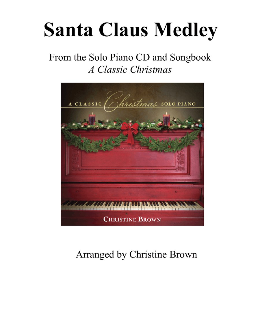Santa Claus Medley Piano Solo scores gallery preview page 1