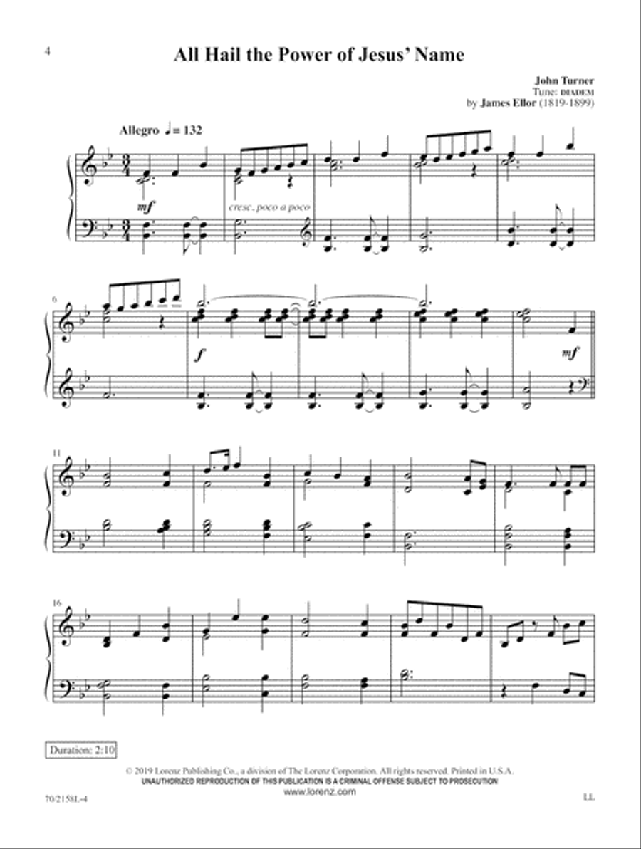 Rousing Postludes, Prayerful Preludes Piano Solo scores gallery preview page 4
