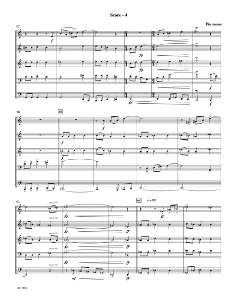 O For A Thousand Tongues to Sing Sacred scores gallery preview page 4