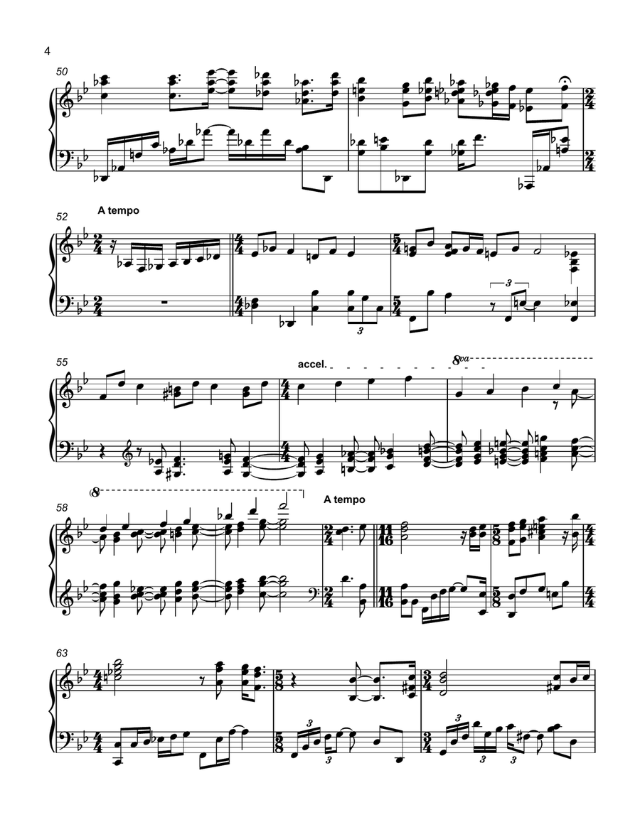 My Romance Piano Solo scores gallery preview page 4