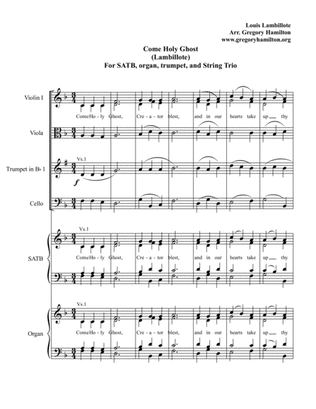 Come Holy Ghost - Lambillotte - Hymn Concertante Version II
