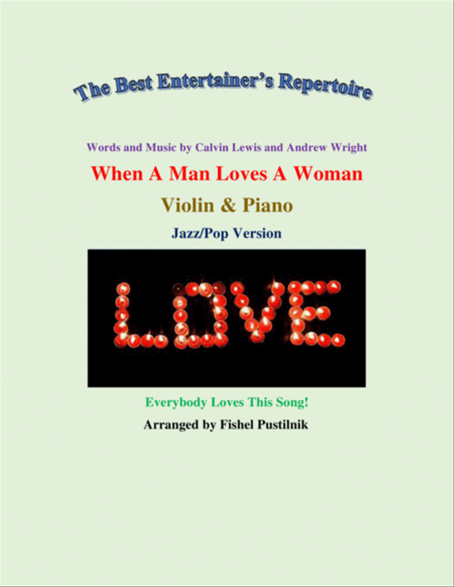 When A Man Loves A Woman Violin Solo scores gallery preview page 1