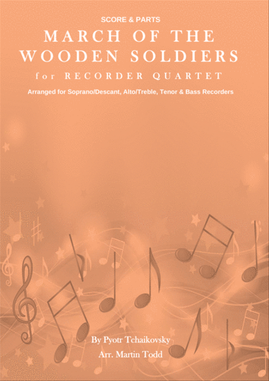 March of the Wooden Soldiers for Recorder Quartet Small Ensemble scores gallery preview page 1