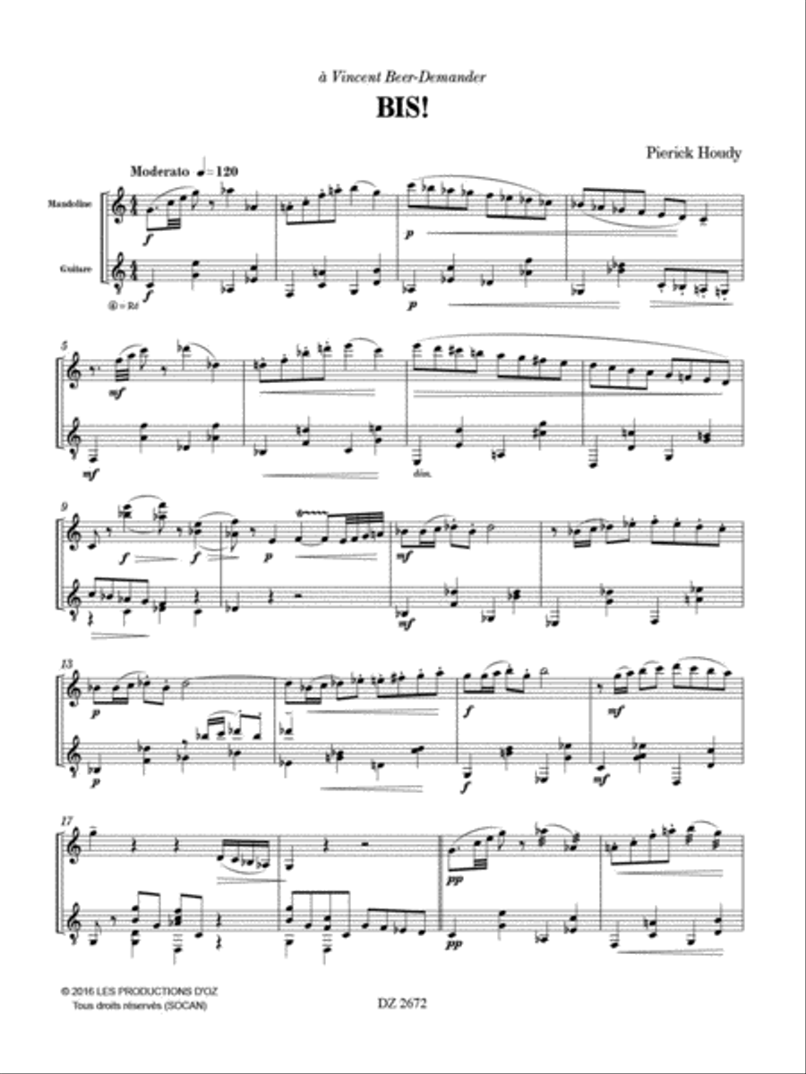 Bis! Classical Guitar scores gallery preview page 2