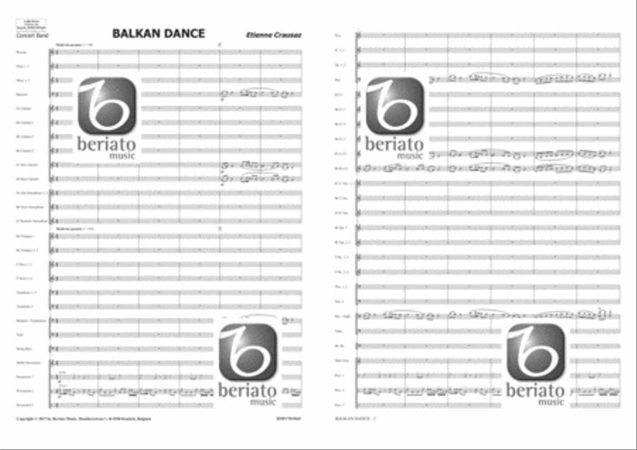 Balkan Dance Concert Band scores gallery preview page 2
