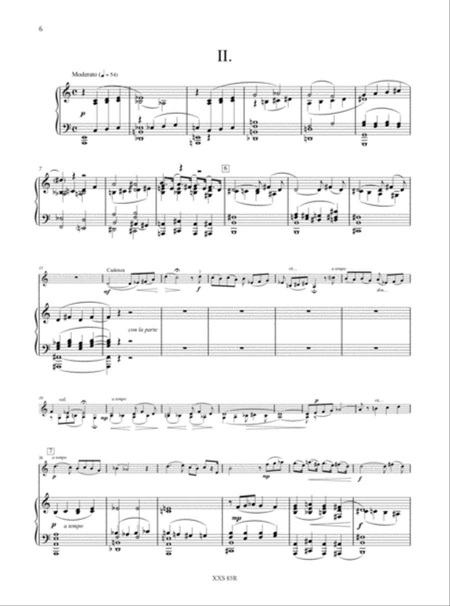 Concerto Lirico for Violin and Orchestra (1978-79) Violin Solo scores gallery preview page 3