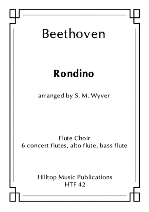 Book cover for Rondino arr. flute choir