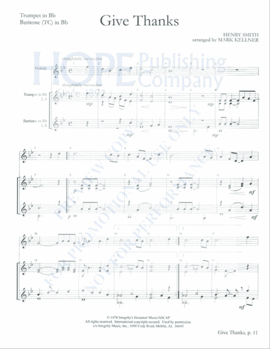 Praise Him with Instruments
