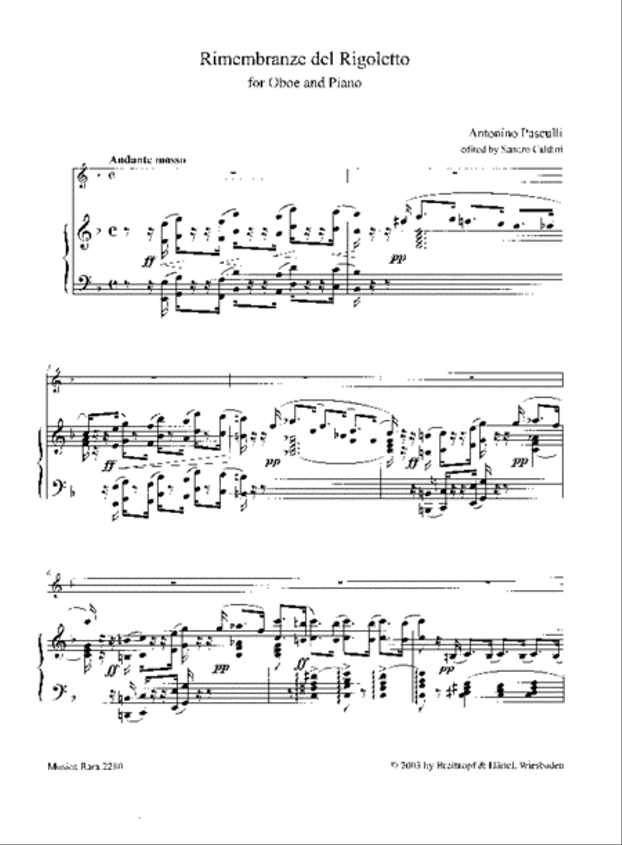 Rimembranze del “Rigoletto” di Verdi Piano scores gallery preview page 2