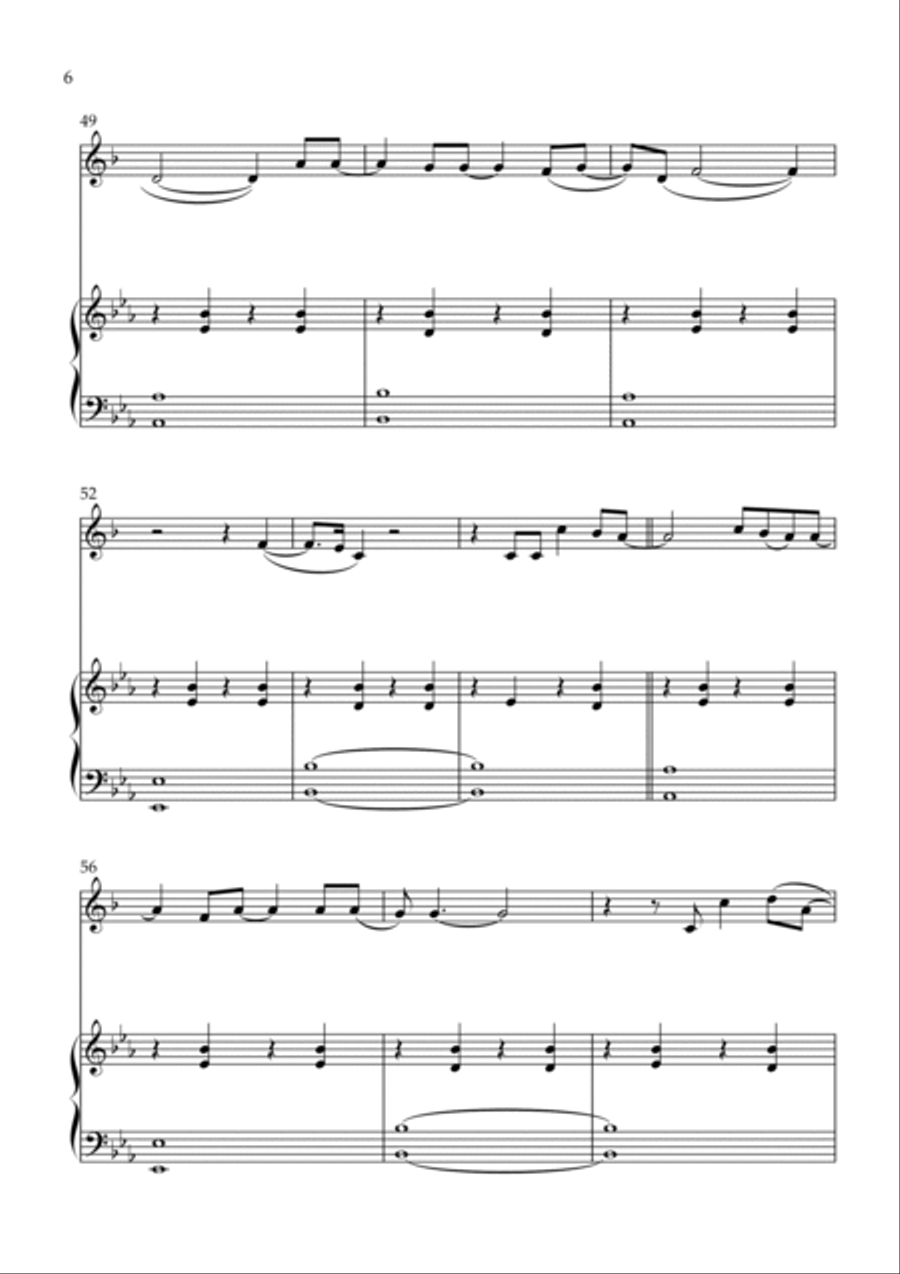 When I Get There B-Flat Clarinet scores gallery preview page 6