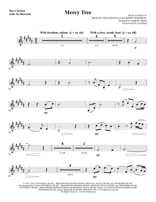 Mercy Tree - Bass Clarinet (sub. Bassoon)