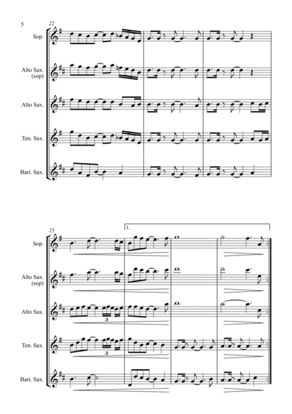 Tribute - for Saxophone Quartet image number null