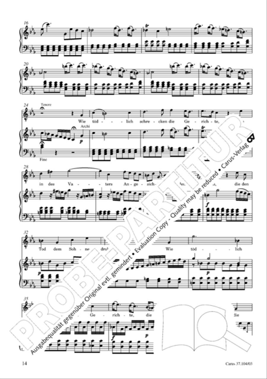Ein Lammlein geht und tragt die Schuld 4-Part scores gallery preview page 15