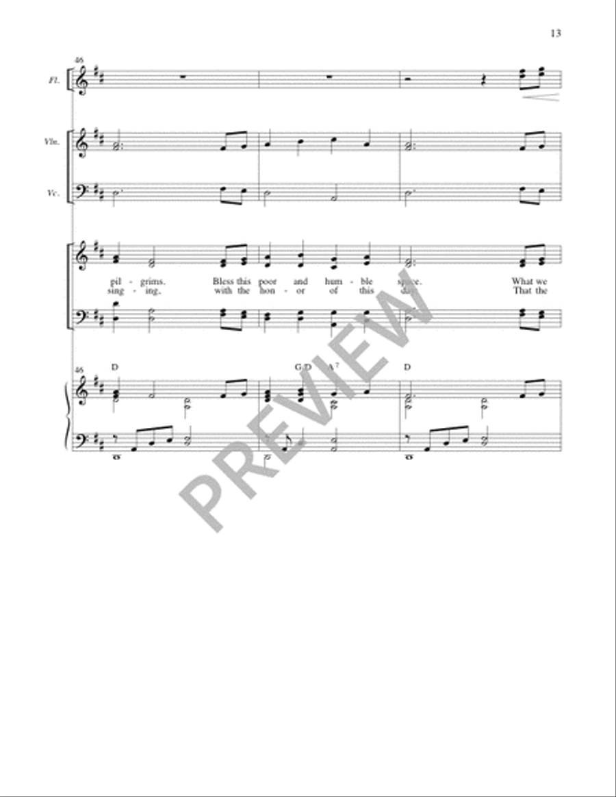 Posada - Full Score and Parts 4-Part scores gallery preview page 12