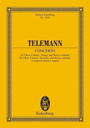 Book cover for Concerto A major