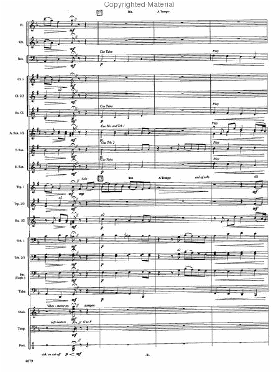 The Legend of Danny Boy Concert Band scores gallery preview page 7