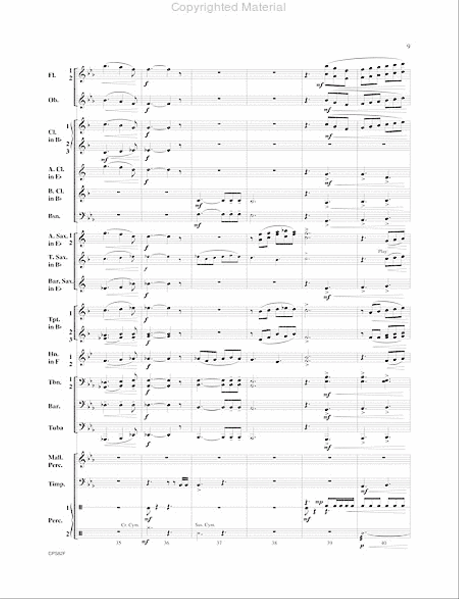Highland Celebration Concert Band scores gallery preview page 10